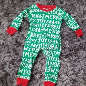 BABY CHRISTMAS PAJAMA SET 12M